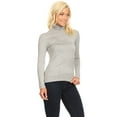 thumbnail image 2 of Women's Solid Color Turtleneck Sweater - Basic and Versatile, 2 of 5