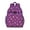 Purple-11, variant on Abstract Ocean Nautical Students Backpack With Shark, Whale, Dolphin Underwater Marine Life Tropical Sea Cute Funny Pattern