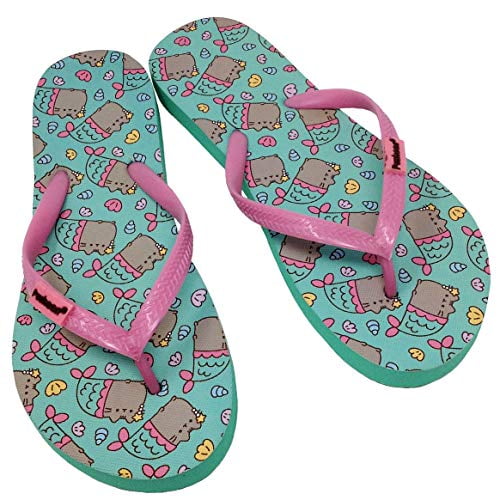 pusheen flip flops