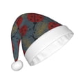 thumbnail image 2 of Kowoue Ladybug Pattern Santa Hat Christmas Hats for Adults, Holiday Unisex Velvet Comfort Xmas Hat for Women Men, 2 of 6