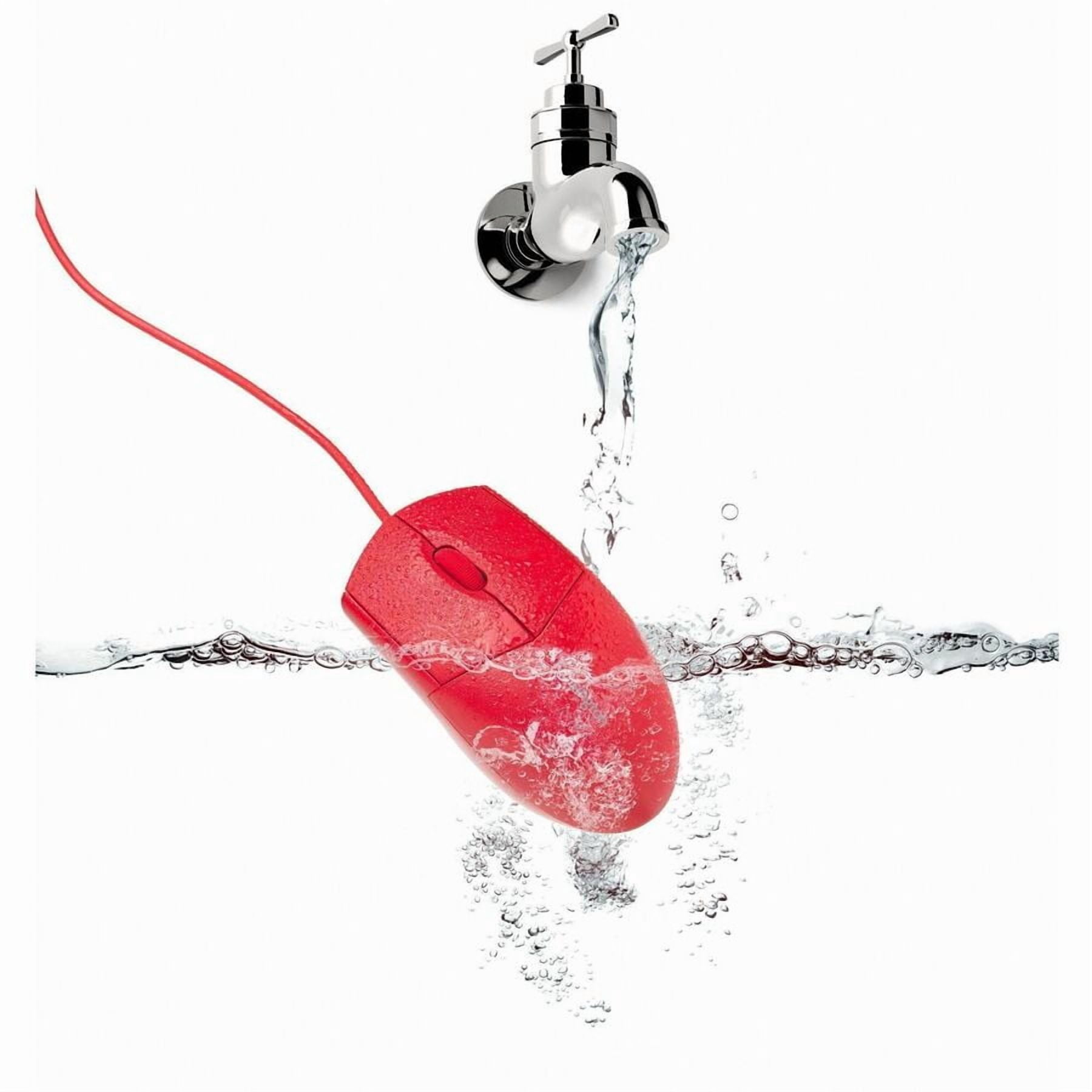 Kensington Pro Fit Wired Washable Mouse, Red