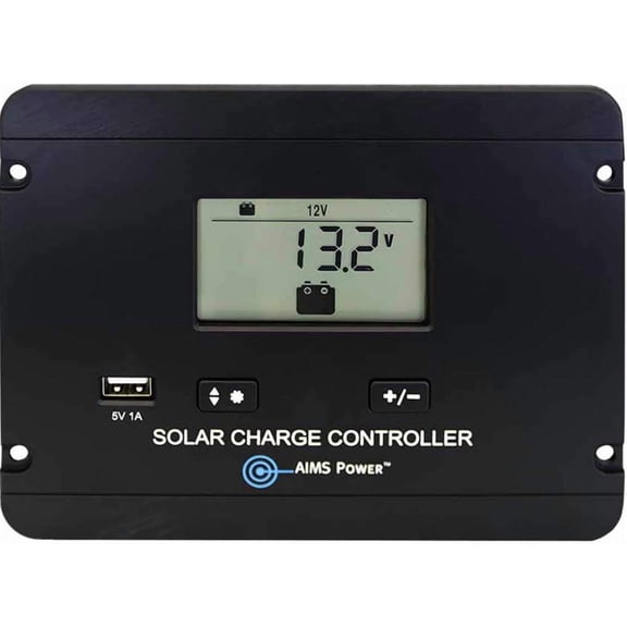 Aims Power Solar Charge Cntrllr,30A,24 V DC,15 V DC SCC30AFM