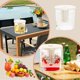 thumbnail image 2 of MTBLYS Dispensador de agua fría para refrigerador con grifo|jarra de plástico de alta capacidad de 4|5 L para té de frutas de verano|hervidor de agua con hielo, 2 of 9