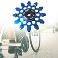 thumbnail image 6 of 12T Road Bike Ceramic Pulley Bike Derailleur Accessories Aluminium Alloy Part Wheel Derailleur Pulley Bearing , blue, 6 of 8