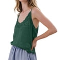 thumbnail image 5 of Delayuji Women's Lace Camisole Tops V Neck Spaghetti Strap Going Out Tops Summer Loungewear Camisole Babydoll Shirts, 5 of 6