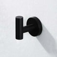 thumbnail image 2 of Soporte para paños de cocina, gancho para toallas de baño, bata, gancho para llaves, ducha, cocina, ganchos para colgar en la pared, acero inoxidable 304, negro mate, 2 of 5