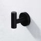 thumbnail image 2 of Soporte para paños de cocina, gancho para toallas de baño, bata, gancho para llaves, ducha, cocina, ganchos para colgar en la pared, acero inoxidable 304, negro mate, 2 of 5