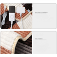 thumbnail image 2 of WANNGWE Electric Blanket Full Size 59x31 Inch Electric Throw Blanket Heated Blanket Washable Soft Flannel Heated Throw Blanket Fast Heating (59" x 31") HM94-0438, 2 of 5
