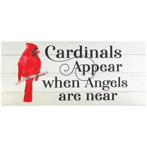 Magnolia Gardens DMI-4 9.75 x 21.875 in. Cardinals Appear When Insert Doormat
