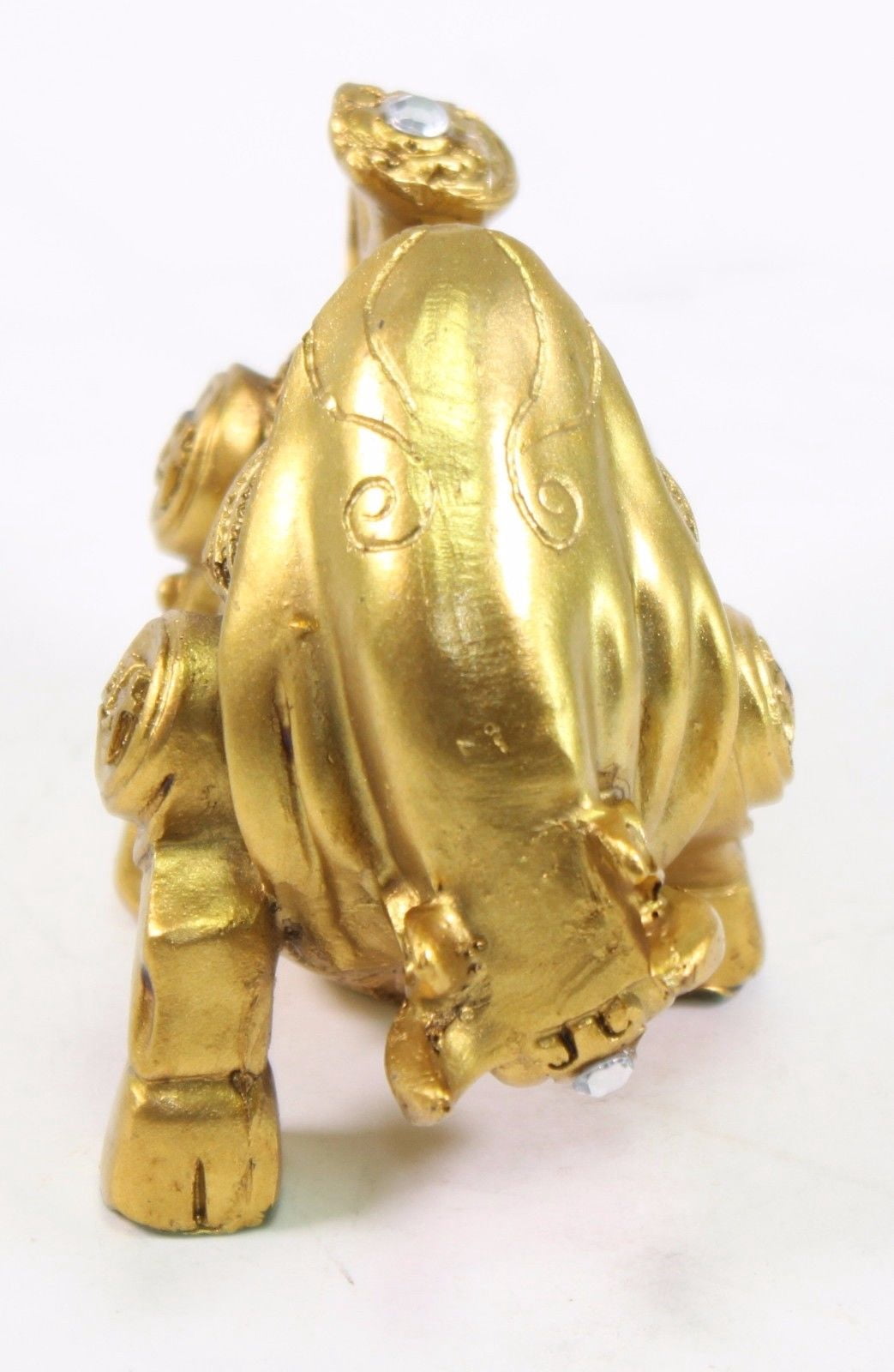 Feng Shui 4" Gold Money Bull ~ Ox Wealth Statue Figurine Chinese Zodiac Home Decor Gift ~ Wall Street Golden Bull