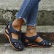 thumbnail image 5 of Moda Mujer Slide Hollow Out Sandalias cómodas Slope Heel Beach Casual Shoes Wmkox8yii  sa580, 5 of 9