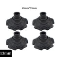 thumbnail image 1 of Mosiee 4Pcs Outdoor Camping Chair Foot For Pads Chair Leg Mat Non-Slip Anti-Trap Covers, 1 of 9
