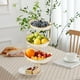 thumbnail image 5 of Cesta de Fruta de Hierro para Sala de Estar, Hogar, Tres Capas, Aperitivos, Frutas Secas, 5 of 6