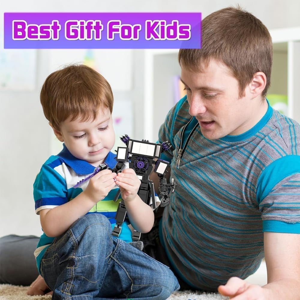 NAYIHOOP Skibidi Toilet Upgraded Titan TV Man Building Sets for Boy Adults Compatible with Lego