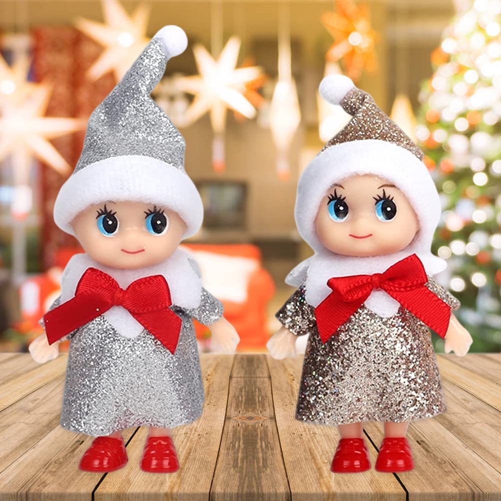 4 Pcs Christmas Baby Elf Doll Christmas Tiny Elf Doll Christmas Mini Elf Baby Doll Toys Baby Elves Dolls Toy Walmart