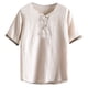 thumbnail image 2 of pstuiky camisetas para hombre, Camisa informal de manga corta con cuello en V para hombre, cómoda y a la moda. camisetas de hombre xl, 2 of 4