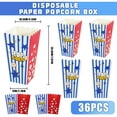 thumbnail image 2 of Verdelife 7.8in Popcorn Boxes Striped Stars Popcorn Bucket Large Containers for Movie Night Supplies 36Pcs, 2 of 8