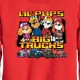 thumbnail image 3 of Paw Patrol - Lil Pups Big Trucks - Toddler And Youth Crewneck Fleece Sweatshirt, 3 of 6