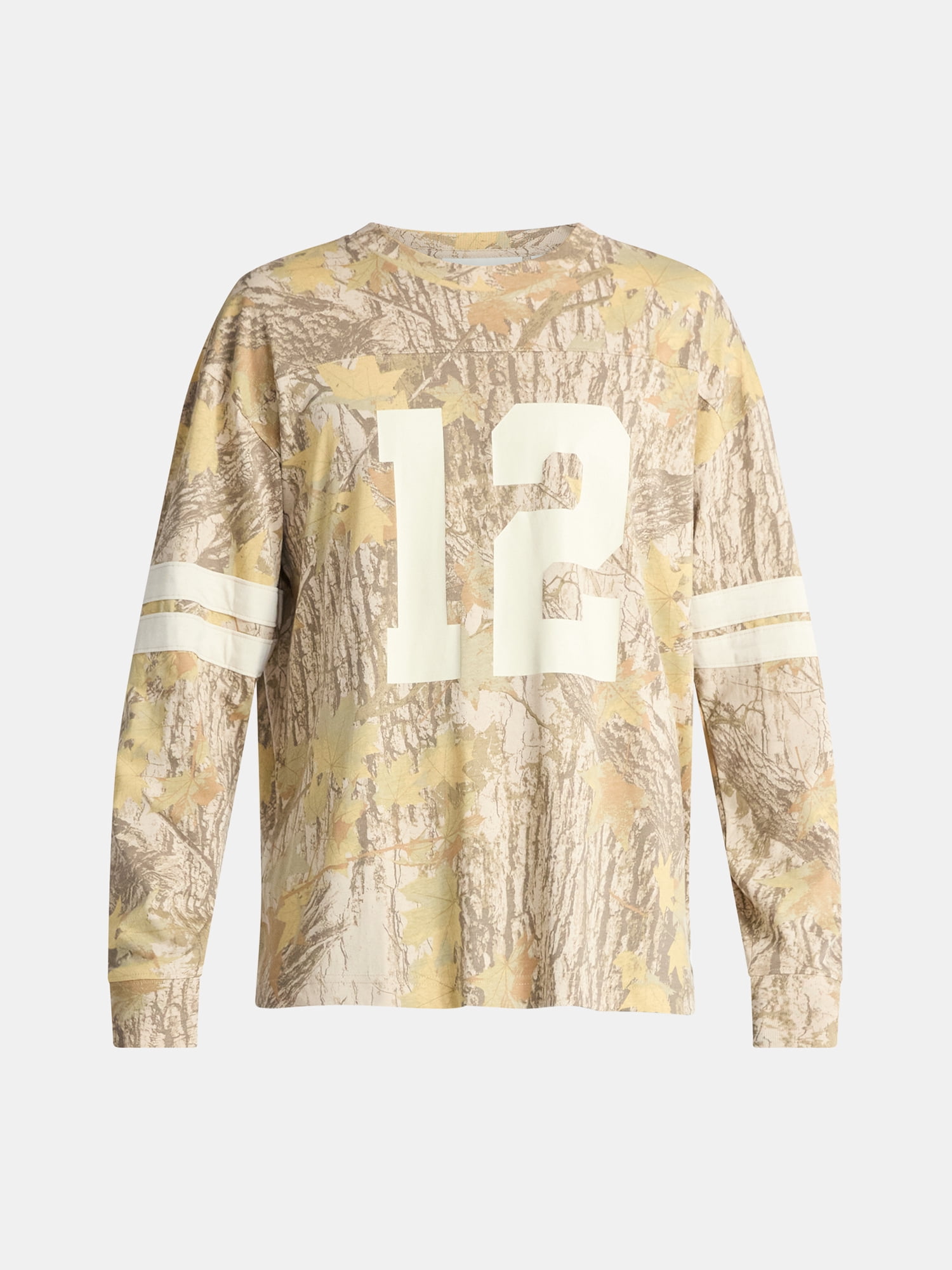 No Boundaries Men's & Big Men's Long Sleeves Varsity Tee ,Sizes XS-5XL