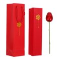 thumbnail image 1 of Caja de anillo con rosa roja, romántica caja de anillo de compromiso con flores para propuesta, ceremonia, aniversario de bodas, regalo de San Valentín, joyero para niñas, 1 of 7