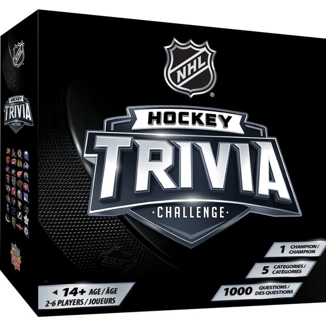 Game MasterPieces NHL Hockey Trivia Challenge para niños y adultos