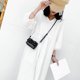thumbnail image 3 of Mini bolsos de hombro PU cuero Casual monedero mujer Color sólido Crossbody bolso, 3 of 7