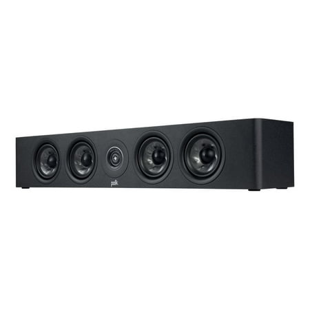 Polk Audio - Polk Reserve R350 Left/Right/Center Surround Speaker, New 1" Pinnacle Ring Tweeter & Four 4" Turbine Cone Woofers - Black