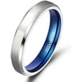thumbnail image 1 of GHSDFBB Titanium Rings 4MM 6MM 8MM 10MM Wedding Band in Comfort Fit Matte for Men Women, 1 of 6