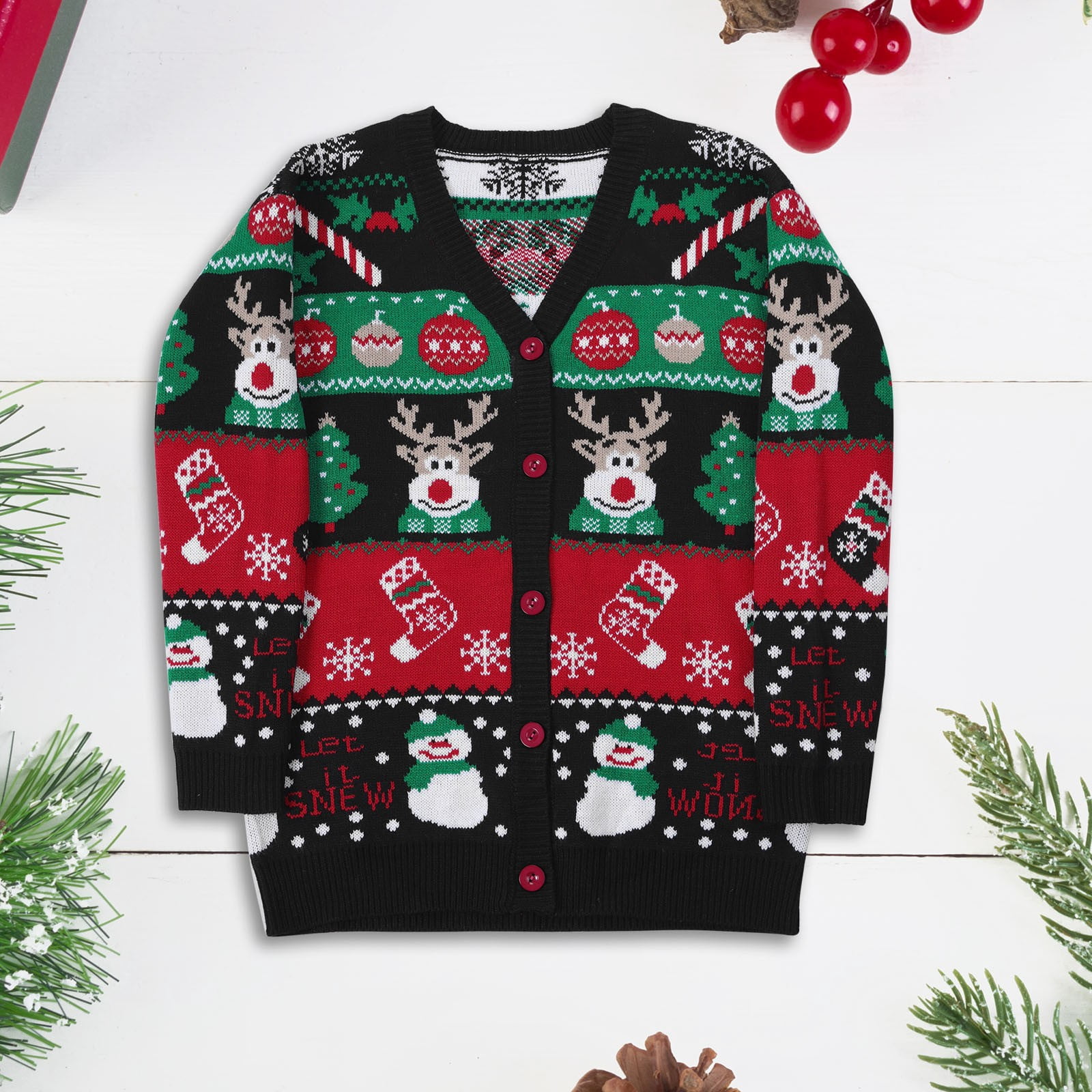 V Neck Sweater Short Cardigan - Walmart 