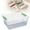 Clear, variant on PLJFXXM Clear Storage Box with Lid, 12.6x9.6x5.3 Inch Plastic Container Bins for Organizing, Stackable Crates, BPA Free, Non Toxic, Odor Free, Organizers for Home, Office, School, and Dorm