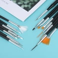 thumbnail image 4 of 15Pcs Nail Brushes Detailed Drawing Liner Brush Craft Coloring Pen Manicure Pen, 4 of 7