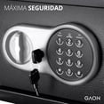 thumbnail image 2 of Caja Fuerte De Seguridad Digital Combinacion Gaon Para Dinero Color Negro 27 x 21 x 21 cm, 2 of 7