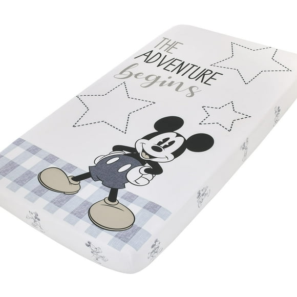 Sábana para cuna NoJo Disney Mickey Mouse Call Me Mickey Cotton