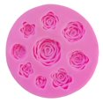 thumbnail image 1 of Molde de silicona de 9 agujeros para decoración de fondant, moldes para chocolate, moldes para dulces, para cocina, pasteles, fondant, chocolate y repostería., 1 of 8