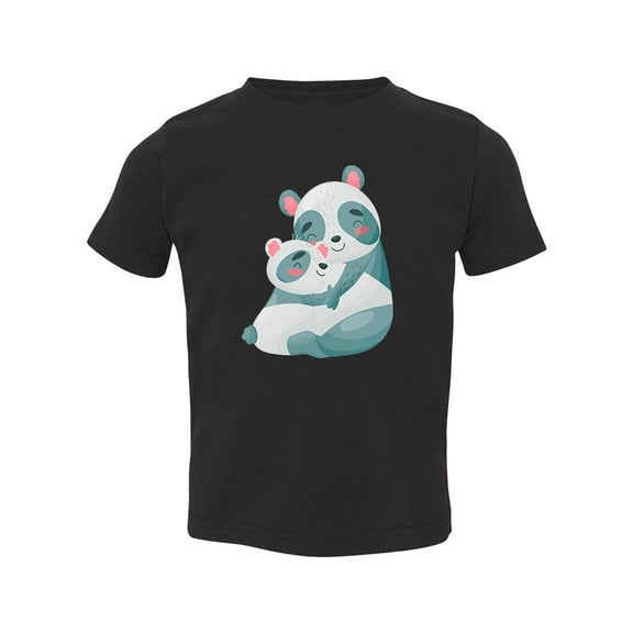 Panda Mom And Cub T-Shirt Toddler -Image by Shutterstock, 4 Toddler