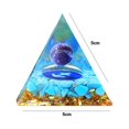 thumbnail image 3 of Pirámide Amatista Peridoto Cristal curativo Energía Artesanía (E) Likrtyny Para estrenar, 3 of 9