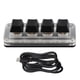 thumbnail image 2 of RGB Mechanical Keyboard with Hot Swap, 4 Macro Keys and Knob for Gaming and Creative Work, 2 of 5