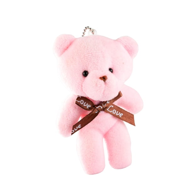 Lindo Llavero de Oso, Mochila, Bolso, Colgante, Juguete Coleccionable, Llavero, Colgante, Animal de Peluche para Mujer, Color Aleatorio