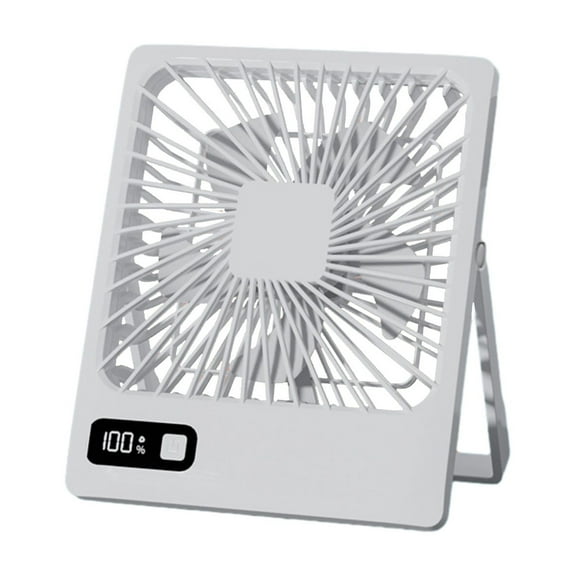 AYktou Fan - Portable Fan - Desk Fan,Portable Air Conditioners with LED Display,5 Speed Settings,180°Tilt Folding,Vertical/Hanging Use,2000mAh Large Capacity Battery,for Bedroom,Home,Office,Travel