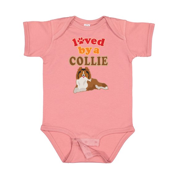 Inktastic Rough Collie Dog Boys or Girls Baby Bodysuit