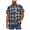 Blue, variant on Western Shirts for Men Pearl Snap Shirts Short Sleeve Plaid Shirts Button Down Plus Size Top with Chest Pocket