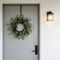 thumbnail image 6 of Mbvtdt 18" Artificial Olive Leaf & Fruit Wreath,Artificial Hanging Garland Ornament,Realistic Green Olive Branches with Spring Floral Accents,Home Wedding Arch Party Home Wall Garden Decorations, 6 of 8