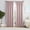 Blush, variant on Solid Thermapanel Modern Room Darkening Rod Pocket Window Curtain for Bedroom (1 Panel), 54" x 84", Taupe