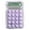 Purple, variant on Craft and Stationery Mechanical Calculator with 8-Digit Large LCD Display and Mechanical Buttons for Use