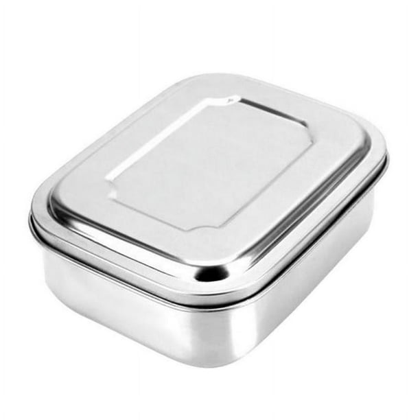 Stainless Steel Lunch Meal Box Metal Bento Tiffin Meal Container For 