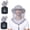 Grey, variant on 2 Pack Mosquito Head Net Mesh WWSOGQH