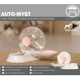 thumbnail image 2 of Pet Life ® 'Auto-Myst' Snail Shaped 2-in-1 Automated Gravity Pet Filtered Water Dispenser and Food Bowl, 2 of 10