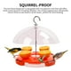 thumbnail image 4 of Comedero Para Pájaros Colgante Para Exteriores, Dispensador De Alimentos, Estación De Alimentación A Prueba De Ardillas Con Techo Transparente Para Balcón, Patio, Jardín, Parque seitruly TO004274-00, 4 of 6