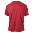 thumbnail image 6 of Yellow Rooster Men's Colorblock PosiCharge Competitor Tee True Red/ White XL, 6 of 6