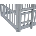 thumbnail image 2 of Grey Floor Bunk Bed with Slide and Ladder | Quality Pine for Sound Sleep, 2 of 2